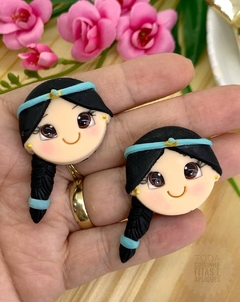 APLIQUE BISCUIT ROSTO PRINCESAS - UNIDADE - Toda Coisinha Fitas e Apliques