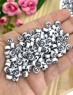 ENTREMEIO PARA PULSEIRAS SIMBOLO DA PAZ - CRL13 - 20 GRAMAS