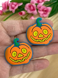 APLIQUE EMBORRACHADO HALLOWEN ABÓBORA - EMB49 - UNIDADE