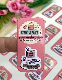 ADESIVO LACRE 3x6 CM - ADS30 - 24 UNIDADES