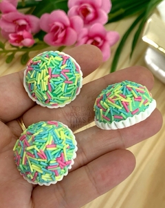 APLIQUE BISCUIT DOCES COLORIDO - BSC277 - UNIDADE