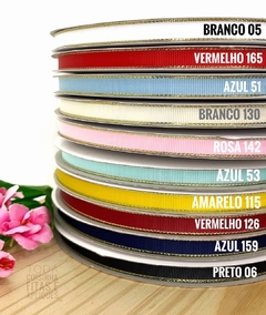 FITA GORGORÃO 10MM SANDING COM BRILHO NA BORDA - 5 METROS