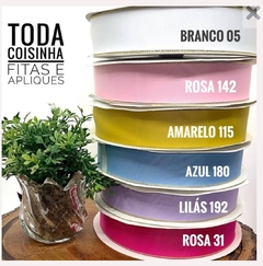 FITA GORGORÃO 38MM SANDING COM BRILHO NA BORDA - FITA61 - 5 METROS - comprar online