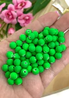 BOLA EMBORRACHADA 8MM VERDE - BOR813 - 20 GRAMAS