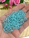 MIÇANGÃO TRANSPARENTE COM MIOLO AZUL BEBÊ - MÇG01 - 30 GRAMAS