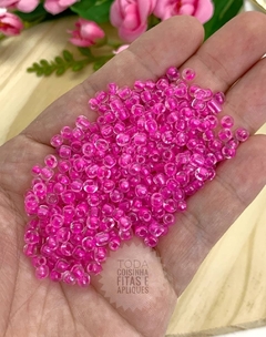 MIÇANGÃO TRANSPARENTE COM MIOLO ROSA PINK - MÇG04 - 30 GRAMAS