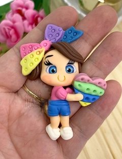 APLIQUE BISCUIT MENINA POP-IT - BSC54 - UNIDADE