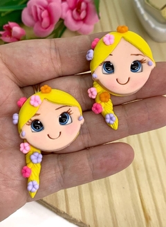 APLIQUE BISCUIT ROSTO PRINCESAS - UNIDADE