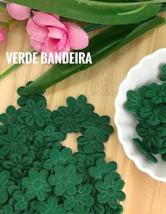 APLIQUE FLOR PRENSADA PP - 40 UNIDADES DA MESMA COR - loja online
