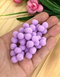 POMPOM 10 MM LILÁS - 100 UNIDADES