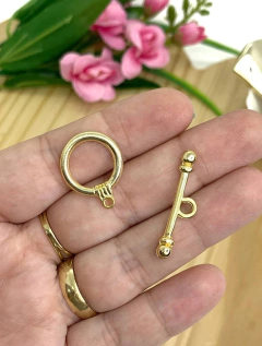 KIT FECHO PARA PULSEIRAS DOURADO - 2 PARES