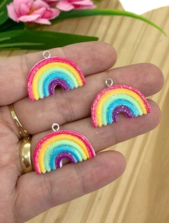 PINGENTE PARA PULSEIRA ARCO IRIS - PGT28 - 3 UNIDADES