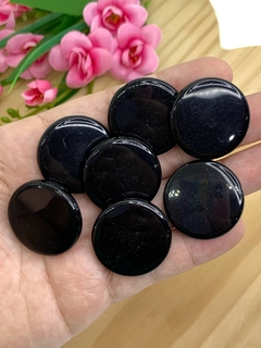PASTILHA VERNIZ PRETA 30MM - PST25 - 6 UNIDADES