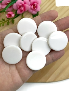 PASTILHA VERNIZ BRANCA 30MM - PST23 - 6 UNIDADES