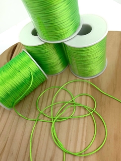 FIO RABO DE RATO VERDE NEON - 1 MM - 10 METROS