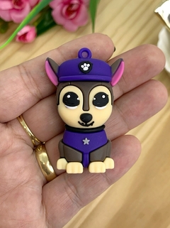 PINGENTE EMBORRACHADO 3D PATRULHA CANINA CHASE - PGT47 - UNIDADE
