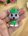 PINGENTE EMBORRACHADO 3D PATRULHA CANINA ROCKY - PGT48 - UNIDADE