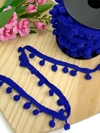 FITA POM POM 10 MM - 2 METROS - AZUL ROYAL 009