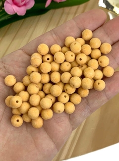 BOLA VELUDO 8 MM - AMARELO CLARO - 20 GRAMAS