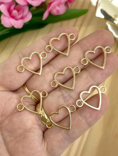 ENTREMEIO PARA PULSEIRAS CORAÇÃO - 5 UNIDADES