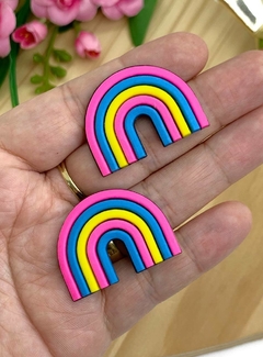 APLIQUE EMBORRACHADO ARCO IRIS - EMB212 - 2 UNIDADES