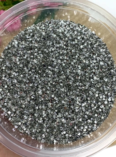 STRASS TERMOCOLANTE PRATA SS6 - 2MM - 5 GRAMAS