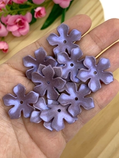ENTREMEIO FLOR COM FURO ROXO - CLR112 - 10 GRAMAS