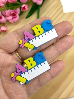 APLIQUE EMBORRACHADO ABC - EMB237 - 2 UNIDADES