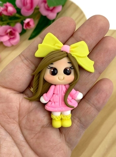 APLIQUE BISCUIT MENINA INVERNO - BSC146 - UNIDADE
