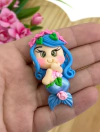 APLIQUE BISCUIT MENINA SEREIA - BSC151 - UNIDADE