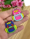 APLIQUE EMBORRACHADO MOCHILA ESCOLAR - EMB246 - 2 UNIDADES