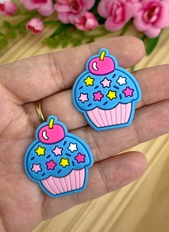 APLIQUE EMBORRACHADO CUPCAKE - EMB241 - 2 UNIDADES