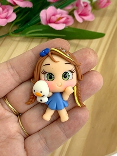 APLIQUE BISCUIT BABY PRINCESA ANA FROZEN - BSC205 - UNIDADE