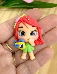 APLIQUE BISCUIT BABY PRINCESA ARIEL - BSC211 - UNIDADE