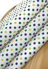 LONITA ESTAMPADA BRANCA COM BOLINHAS - LNT20 - UNIDADE