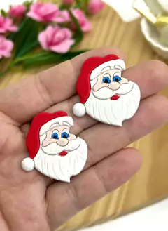 APLIQUE EMBORRACHADO PAPAI NOEL NATAL - EMB272 - 2 UNIDADES