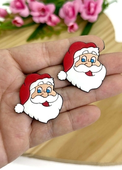APLIQUE EMBORRACHADO PAPAI NOEL NATAL - EMB289 - 2 UNIDADES