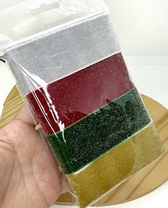KIT FITA VELUDO LUREX 38MM - FITA51 - 4 METROS