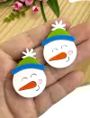 APLIQUE ACRÍLICO NATAL BONECO DE NEVE - ACR27 - UNIDADE