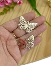 PINGENTE BORBOLETA DOURADA METAL - PGT62 - 10 UNIDADES