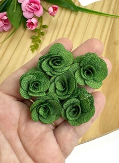 APLIQUE FLOR TECIDO - TCD50 - 5 UNIDADES DA MESMA COR na internet