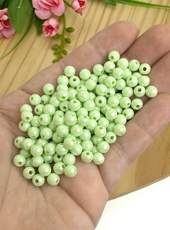 BOLA IRISADA VERDE 6MM - IRI603 - 20 GRAMAS