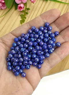 BOLA IRISADA AZUL 6MM - IRI605 - 20 GRAMAS