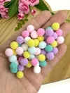 POMPOM 10 MM - PPM06 - 100 UNIDADES COM CORES CANDY
