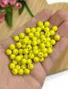 BOLA LEITOSA 8MM AMARELO - LEI817 - 20 GRAMAS