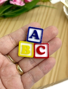 APLIQUE ACRÍLICO BLOCO ESCOLAR - ACR43 - UNIDADE