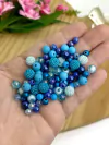 MIX PARA PULSEIRAS AZUL - CLR144 - 30 GRAMAS