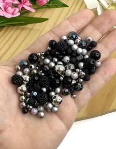 MIX PARA PULSEIRAS PRETO - CLR148 - 30 GRAMAS