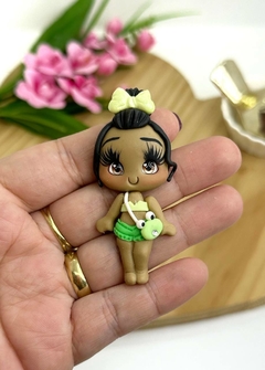 APLIQUE BISCUIT PRINCESA TIANA - BSC243 - UNIDADE