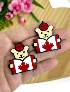 APLIQUE ACRÍLICO MAPLE BEAR LIVRO - ACR163 - UNIDADE